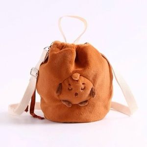 BTS BT21 Baby Shooky Fluffy Bucket Bag NWOT